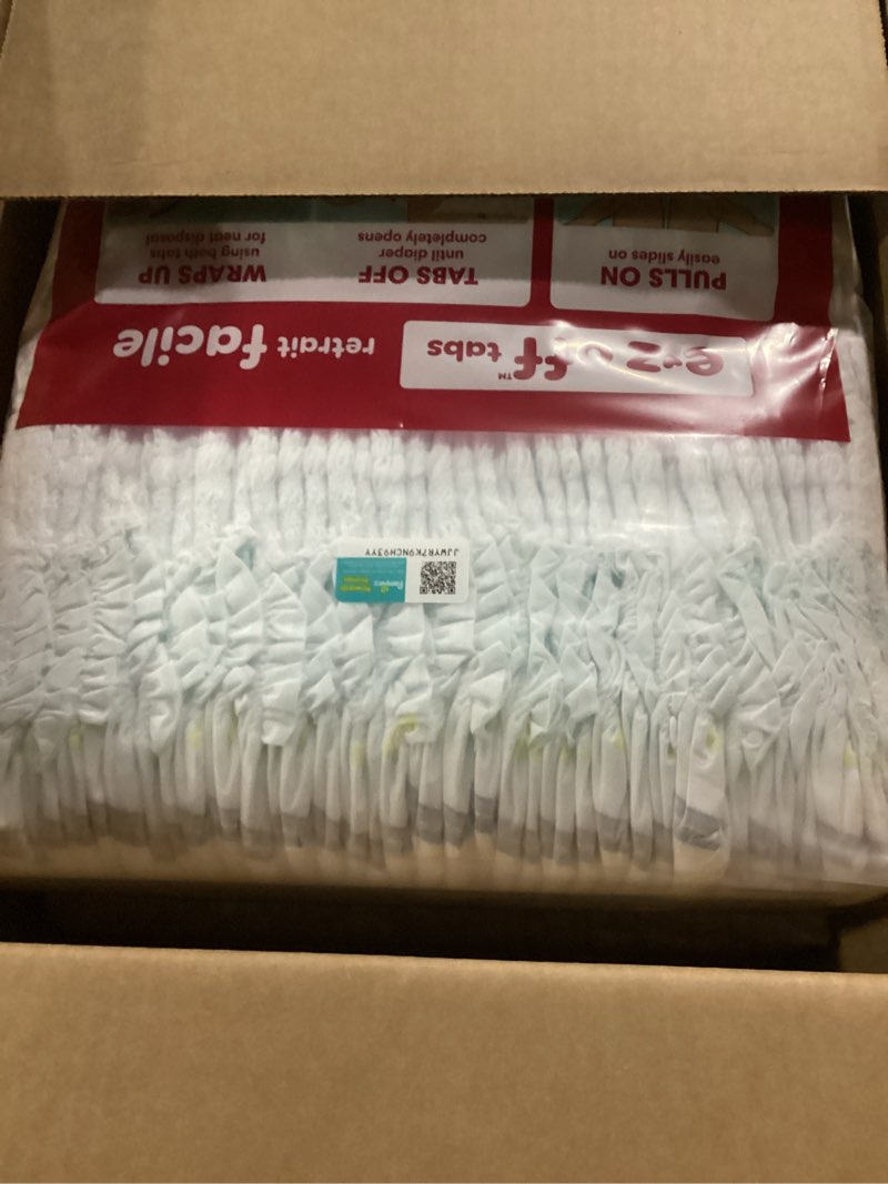 Condition photo showing New/Like New for pampers diapers - swaddlers 360° - size 3, 156 count, up to 100% leakproof comfy dry fit, designed for easy changes, pull on baby diaper (packaging may vary) size 3 156