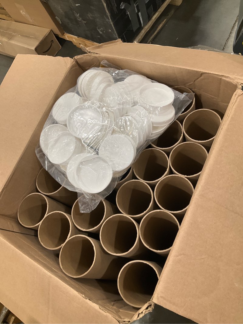 Condition photo showing Good Condition for aviditi box usa box usa mailing tubes, 3" w x 26" h, 24-pack - round corrugated tubes for mailing and storage of blueprints, artwork, crafts, posters, long art holder 3x26