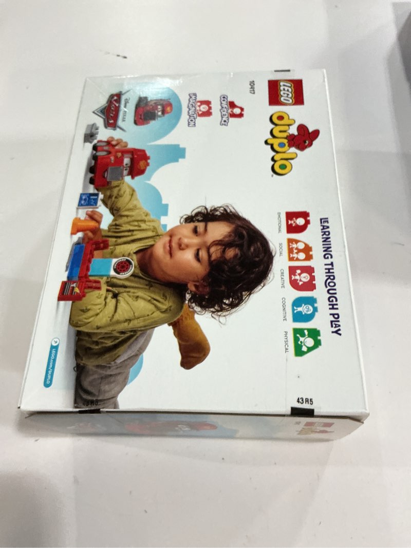 Condition photo showing New/Like New for LEGO Disney Pixar Mack at The Race Cars Toys - Pixar Cars Birthday Gift for Toddlers, Preschool, Boys & Girls, Ages 2+ - Educational Building Toys Set - 10417