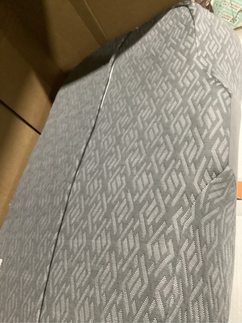 Condition photo showing Good Condition for Elviros Cervical Neck Pillow for Neck Pain Relief, CPAP Pillow for Side, Back & Stomach Sleepers, Ergonomic Orthopedic Pillow for CPAP Users to Reduce Air Leaks and Mask Pressure, Dark Grey Dark Grey 23.6"L x16.26"W x4.3/3.3"H