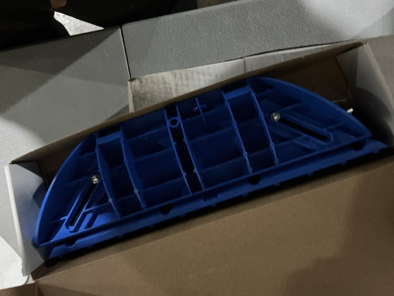 Condition photo showing As Is for kreg crown-pro cutting jig for precise crown molding cuts - works with molding up to 5-1/2 inches wide - includes angle finder