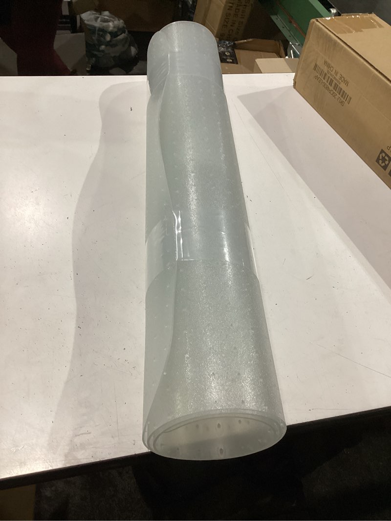 Condition photo showing New/Like New for beswin chair mat for carpets, transparent office chair mat for low pile carpeted floors, computer desk chair mat for office chair on carpet for work, home, gaming, easy glide (rectangle) 30" x 48"