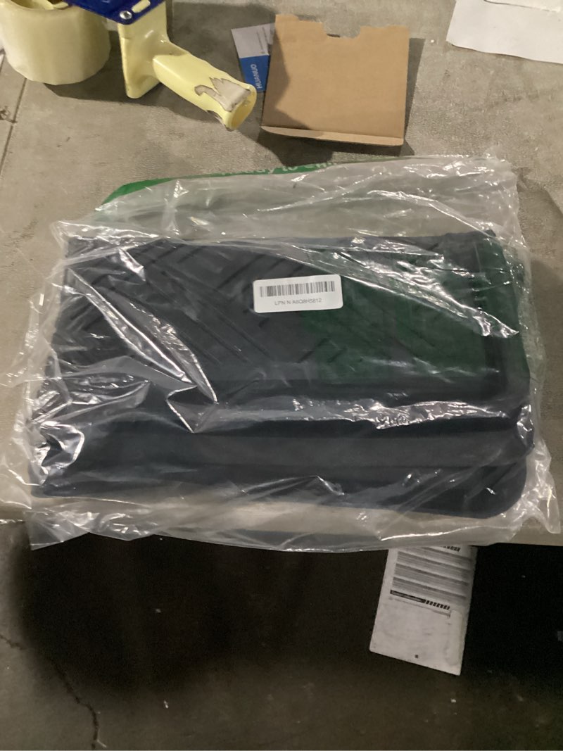 Condition photo showing Good Condition for Rubber Boot Tray, Shoe Trays for Entryway, Versatile Boot Mat Tray with Raised Edge, 27.5"x16" Rubber Mat for Shoe Organizer Indoor/Outdoor Use 27" x 16" x 0.8"