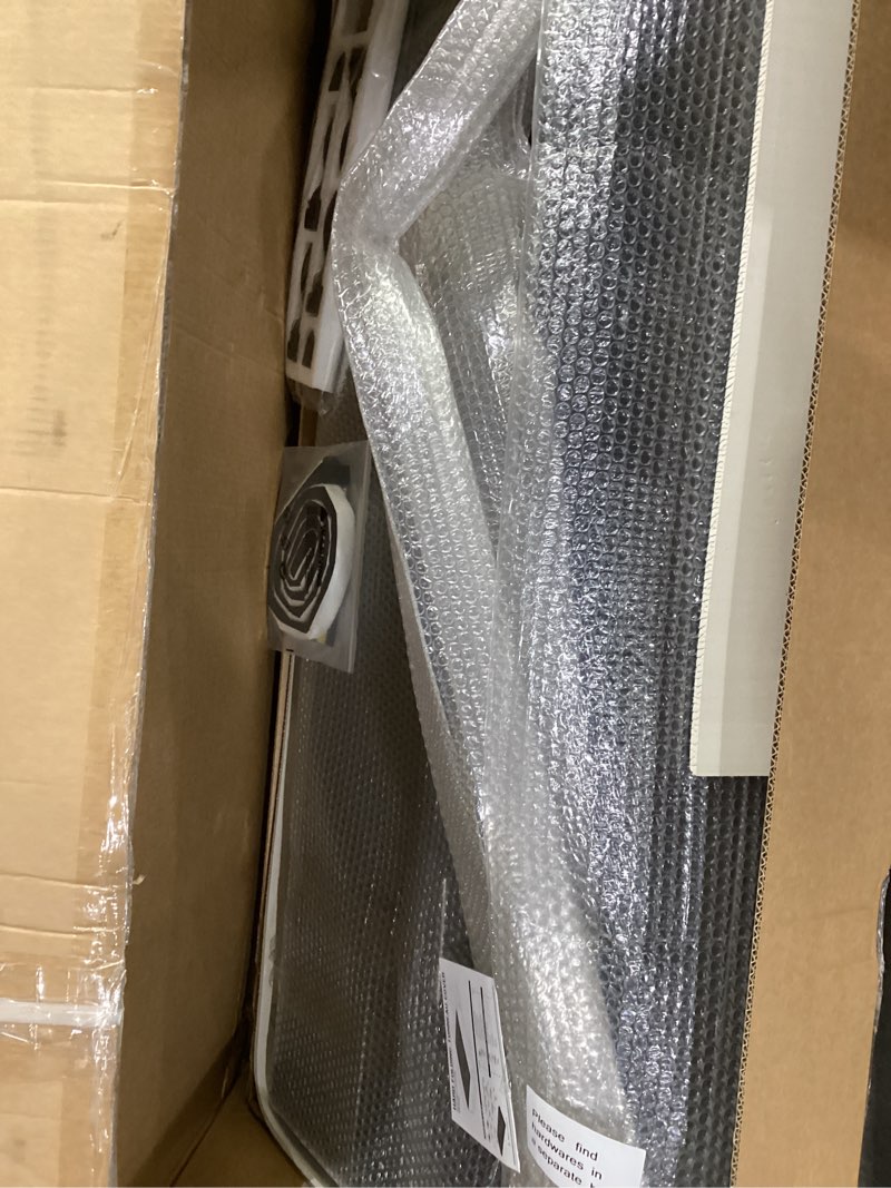 Condition photo showing As Is for hard folding truck bed tonneau cover compatible with chevy colorado & gmc canyon 2015-2025 6.2 ft long box, tri fold style hard folding 6.2ft