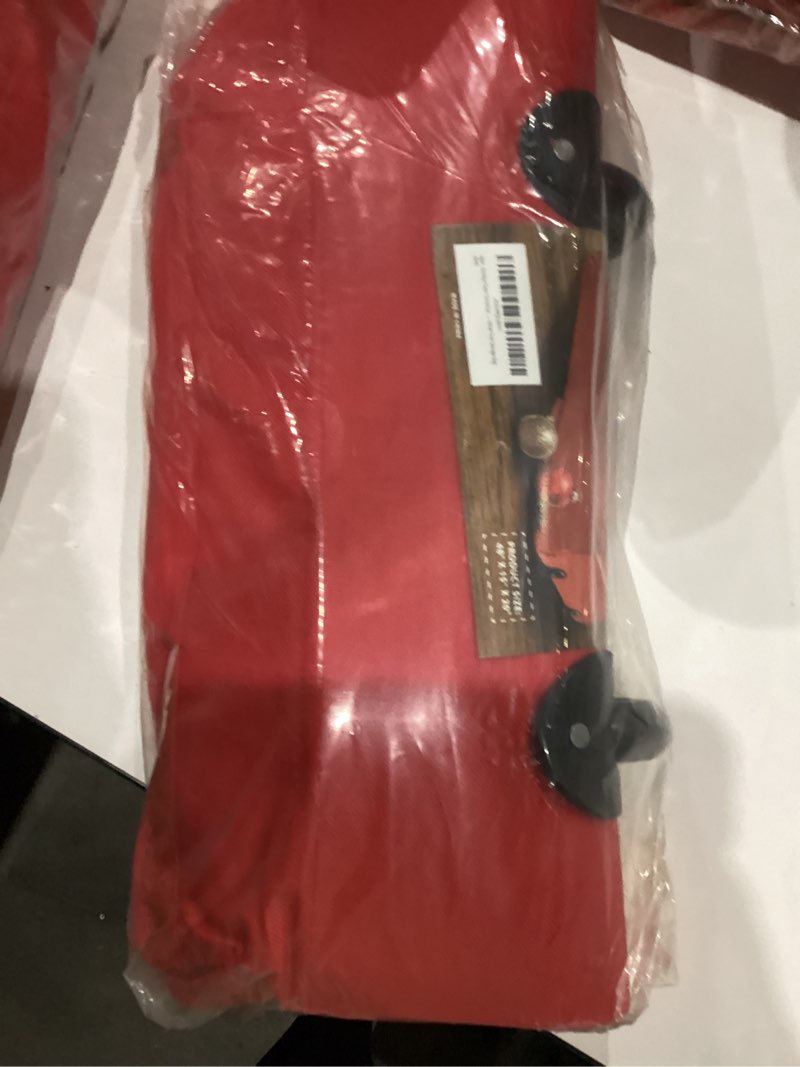 Condition photo showing New/Like New for Holiday Cheer Christmas Tree Storage Bag with Wheels – Heavy Duty Christmas Tree Bag Fits Up to 7.5ft Tall Artificial Christmas Tree, Waterproof, Durable Handles & Zipper – Xmas Tree Storage Bag (Red) Red Fits 7.5FT tree