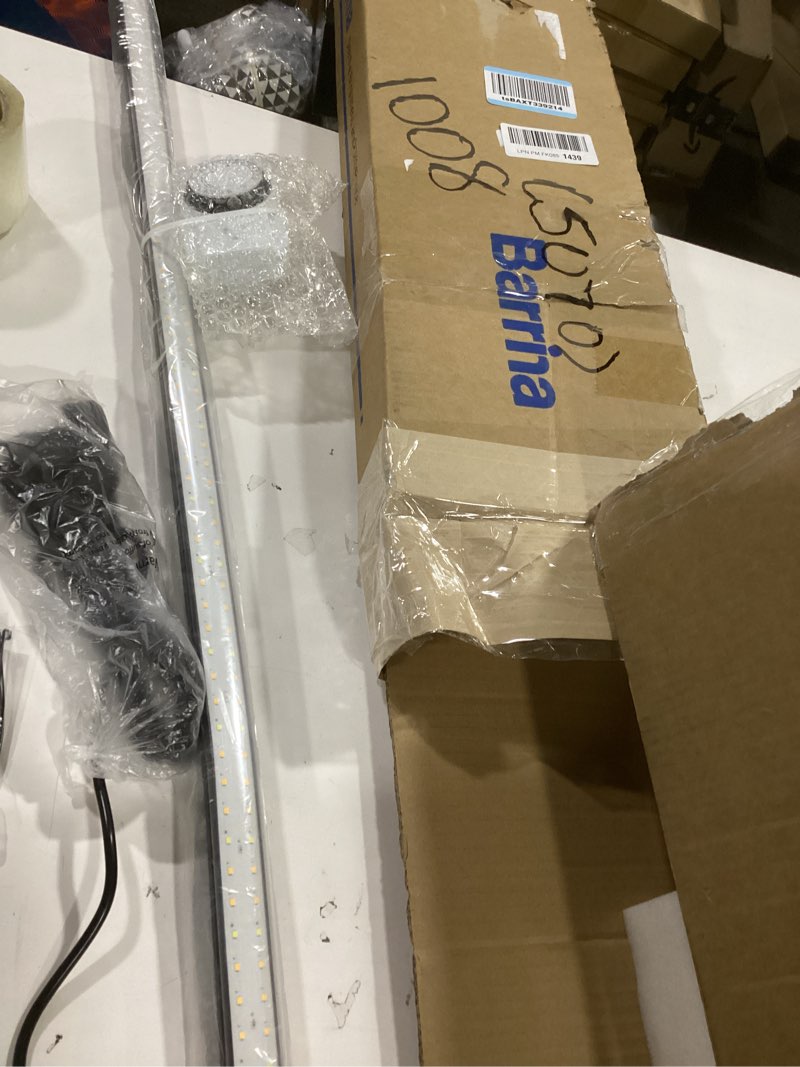 Condition photo showing As Is for Barrina T10 Pro Standing Grow Light with Timer, 42W, 169 LEDs, Full Spectrum Vertical Grow Light for Indoor, Wide Coverage, 4FT to 5.6FT Height with Foot Switch, Ideal for Flowering and Tall Plants 3000K+6500K+660nm 4-5.6FT Adjustable