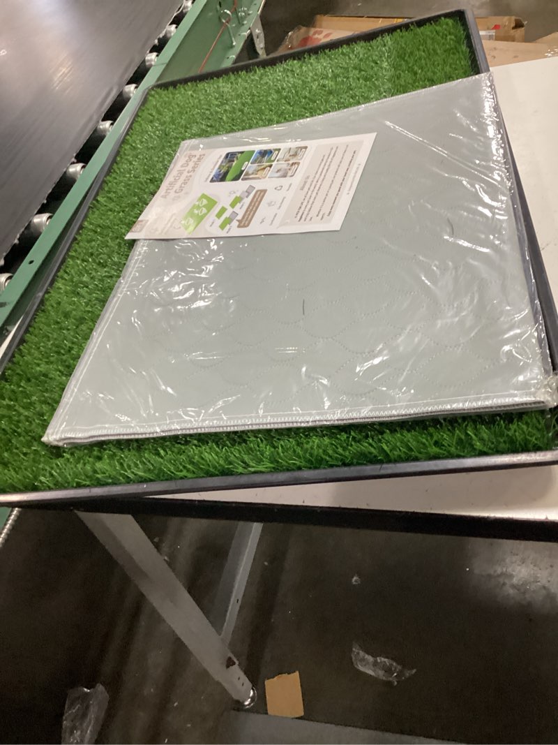 Condition photo showing Good Condition for artificial dog grass bathroom turf, washable (potty system-35\"x22.60\3")