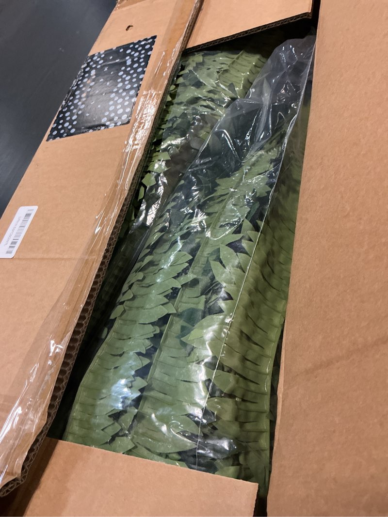 Condition photo showing Good Condition for martine mall 2pcs 48''/128 leaves artificial ferns for outdoors look real fake ferns, large faux boston ferns for outdoor planter realistic uv resistant artificial fake plants for porch patio hanging 2pcs green