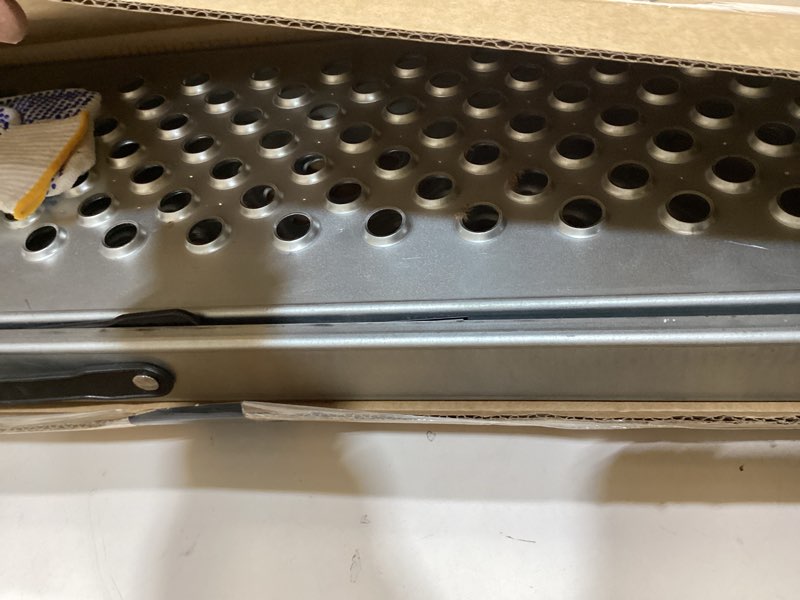 Condition photo showing Good Condition for LIEKUMM 47" Steel Shed Ramps, 1300 lbs Capacity Ramp for Lawn Mower, Loading Ramps for Pickup Trucks, UTVs, ATVs, Trailers, E-Bikes, Bicycles, Motorcycles, Ramp for Truck Bed Loading, Pack of 2