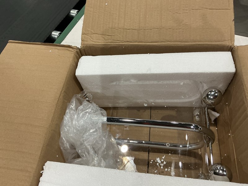 Condition photo showing Good Condition for decorative modern acrylic magazine holder rack with handle for floor table top