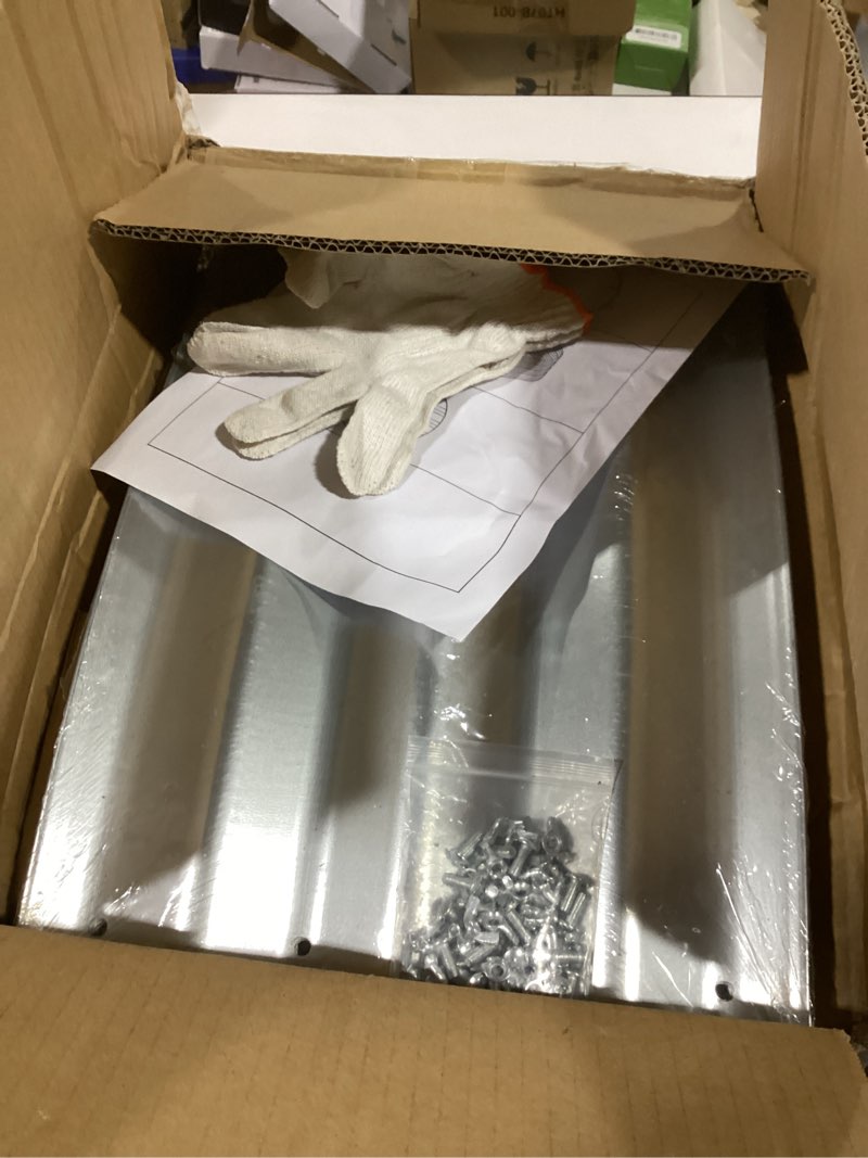 Condition photo showing Good Condition for 60 Inch Fire Pit Ring 5FT Galvanized Steel, 12" Raised Heavy Duty Wood Burning Fire Pits&Outdoor Fireplace, Heat Resistant Campfire Ring with Spark Guard, for Outdoor Backyard, Patio & Camping Use 5-5-1FT