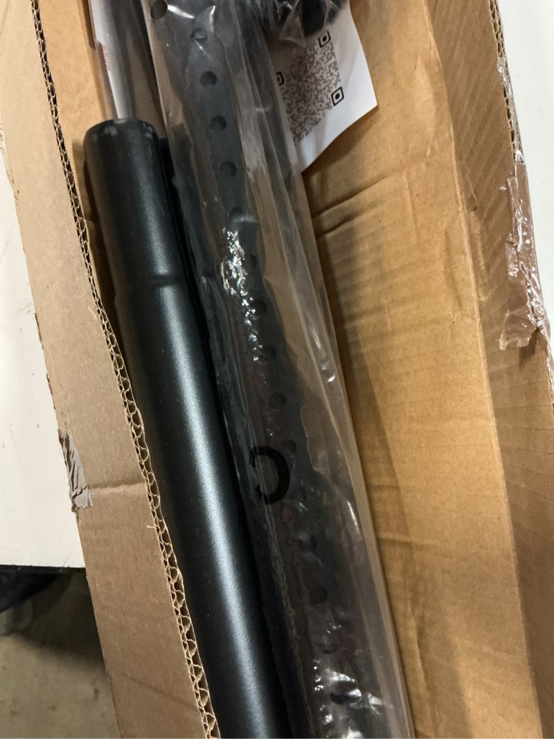 Condition photo showing Good Condition for allzone tension curtain rod for windows,123 to 160 inch, heavy duty extra long curtain rods, non-slip bathroom shower tension rod, renter friendly, adjustable, spring loaded, black black 123-160 inches