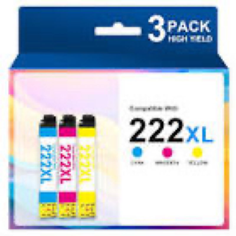222xl ink cartridges combo pack remanufactured replacement for epson 222 ink cartridge 222xl 222 xl