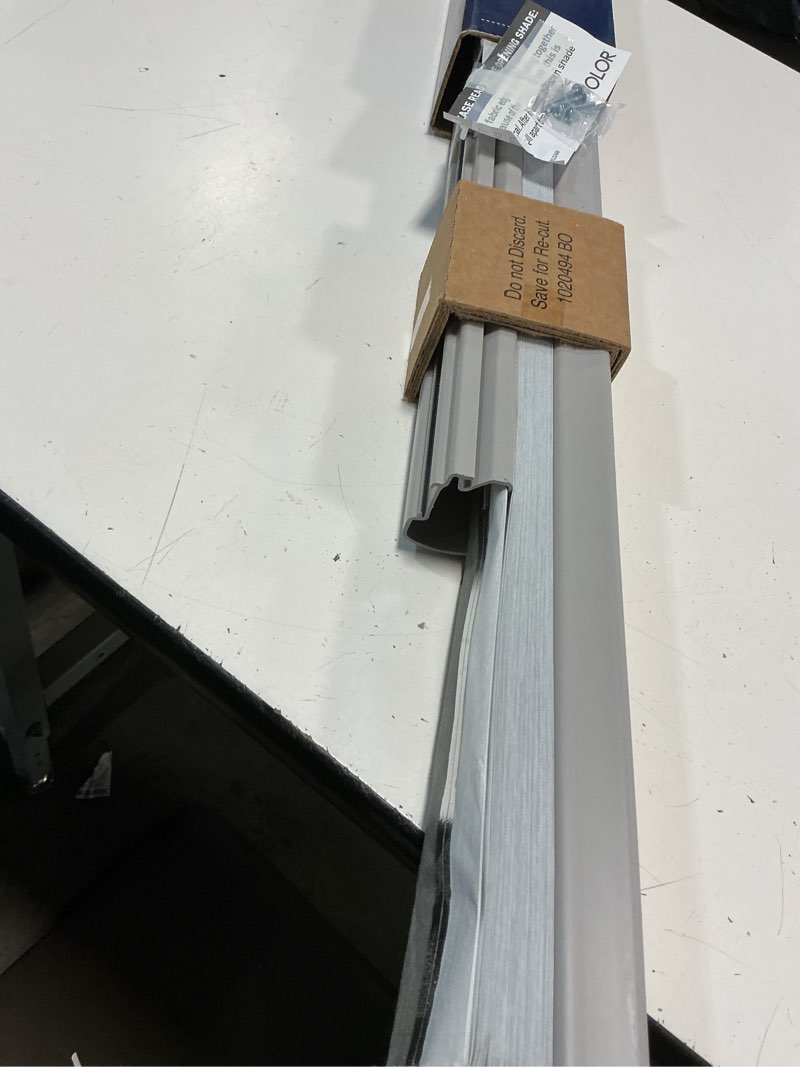 Condition photo showing As Is for levolor levolor 36x72 graphite bo cellular shade