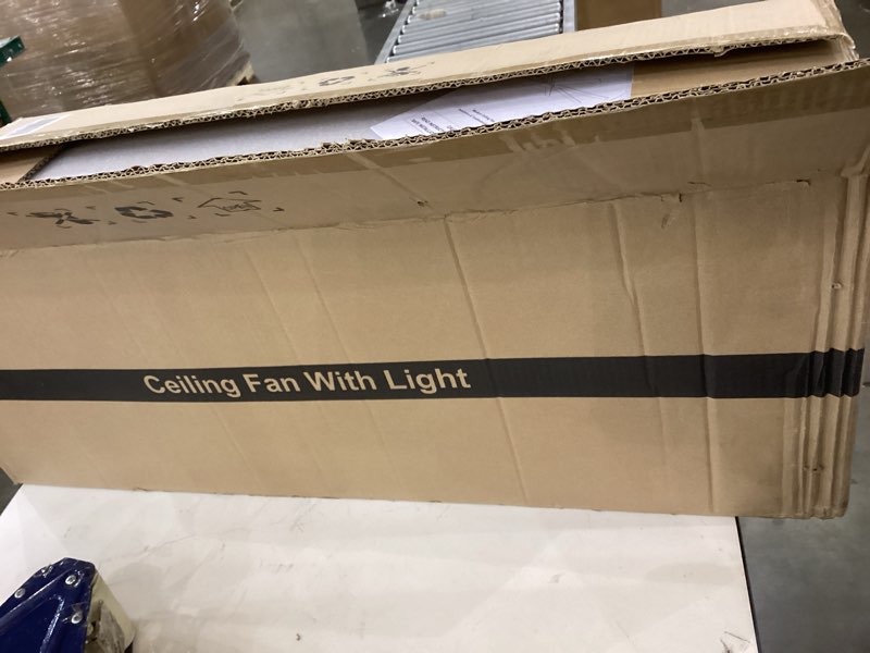 Ceiling fan with light