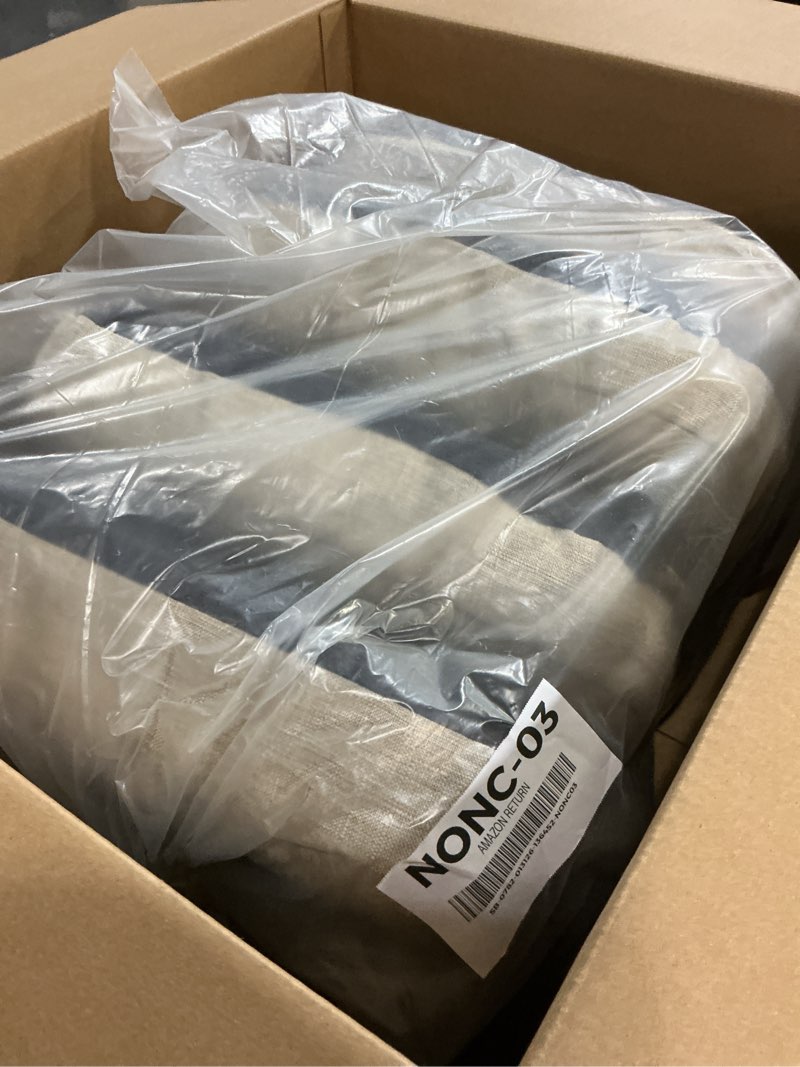 Condition photo showing Good Condition for Chair Cushions, Memory Foam Dining Chair Cushions, Tufted Indoor Chair Pads, Set of 4, 16.5' x 16.5' x 3.5', Beige Beige Pack of 4