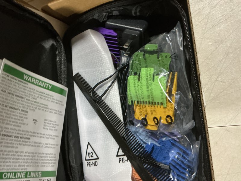 Condition photo showing Good Condition for Wahl Color Pro Cordless Rechargeable Hair Clipper & Trimmer – Easy Color-Coded Guide Combs - for Men, Women, & Children – Model 9649P