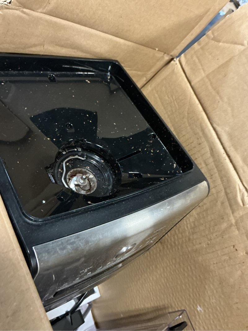 Condition photo showing As Is for braun multiserve plus 10-cup drip coffee maker - hot & cold multi-serve brewer with timer and auto start, hot water dispenser, over ice function, stainless steel & pod-free design, kf9370si multiserve hot water