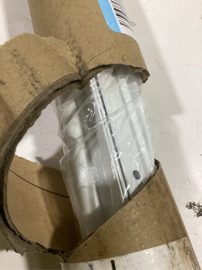 Condition photo showing Good Condition for Screw on Door Weather Stripping 42" 36" Weather Stripping Door Seal with Aluminum Carrier and Foam Gasket Exterior Weatherstripping V Shaped Soundproof Seal for Sides and Top(5 Pcs) 5 White