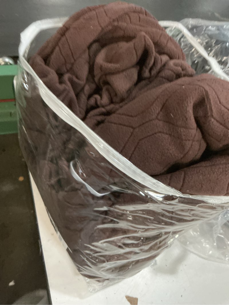 Condition photo showing Good Condition for vansofy recliner cover, 3-pieces stretch reclining couch covers with pockets reclining sofa slipcovers 3 seater soft washable furniture protector for dogs cats(dark coffee) dark coffee 3 seater