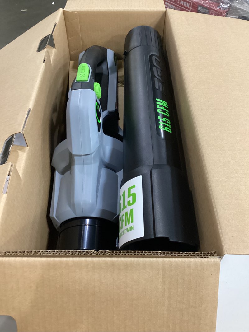 Condition photo showing Good Condition for ego power+ 56-volt 615-cfm 170-mph battery handheld leaf blower 2.5 ah battery included charger included