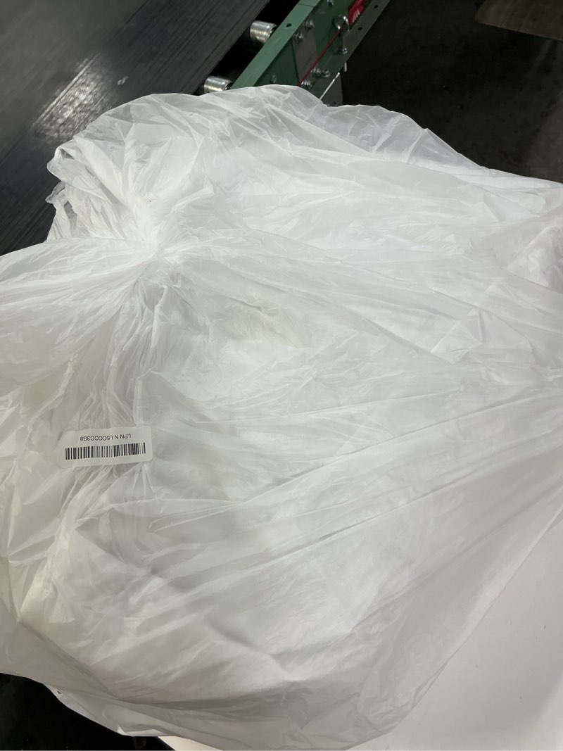 Condition photo showing As Is for MIULEE 26x26 Euro Pillow Inserts,Set of 2 Down Feather Throw Pillows for Couch Sofa Bed, Decorative Fluffy Throw Pillow Inserts Cotton Fabric,White 2 26x26 Inch