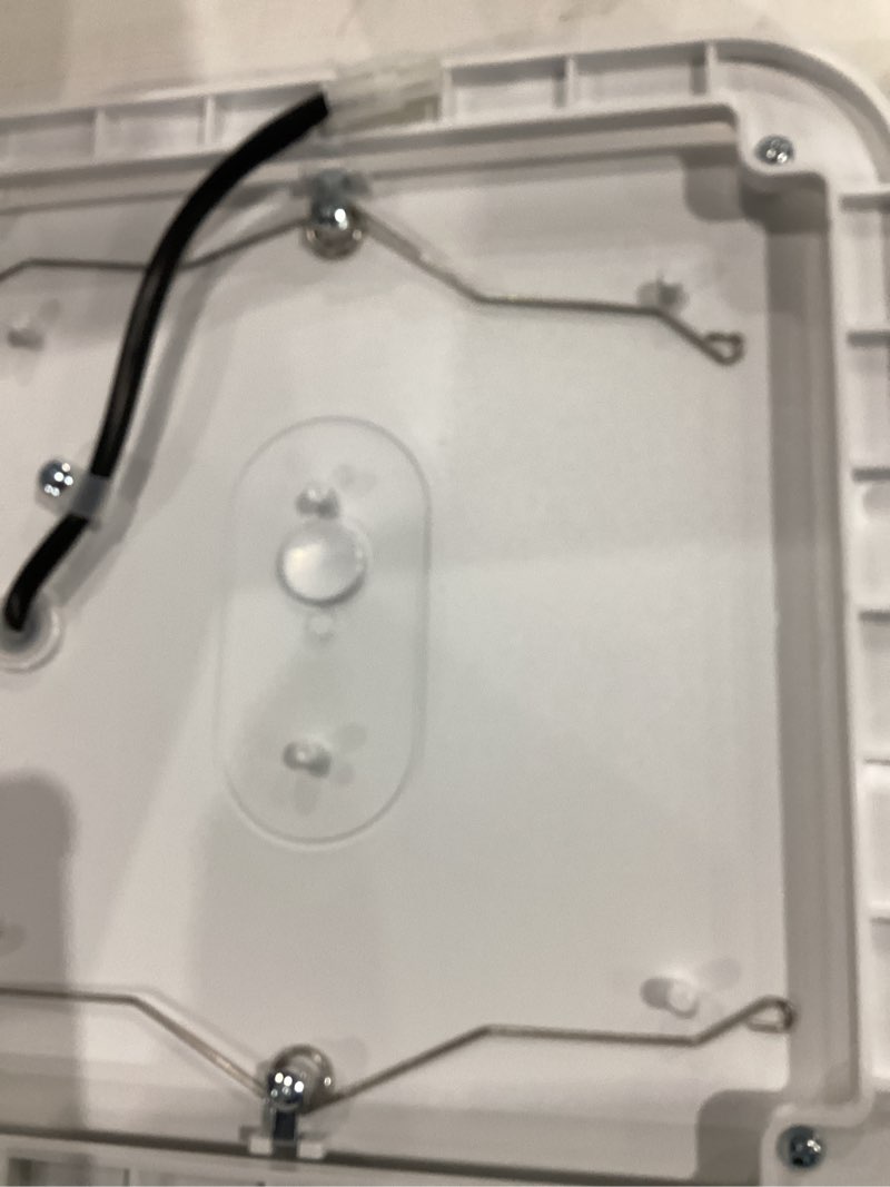 ), Ceiling Mount, 110 CFM 1.0 Sones, Quiet Square Bath Fan Light Combo(Metal housing, Duct, Ceiling Opening ite 110CFM Metal Shell Fan wi