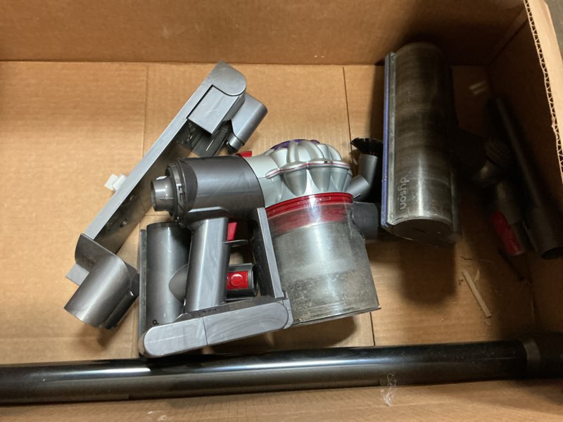 Condition photo showing As Is for Dyson V8 Plus Cordless Vacuum, Cleans Hard Floors and Carpets, Detangles, Converts to Handheld, 115AW, 2 Power Modes, Up to 40 Minutes¹