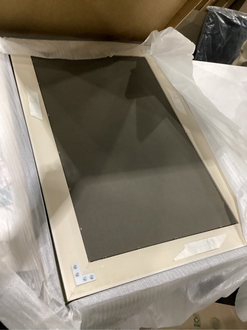 Tanmicoshomy Light Gold Bathroom Mirror 20x30 Inch, Wall Mirror with Tempered Glass for Bathroom Liv