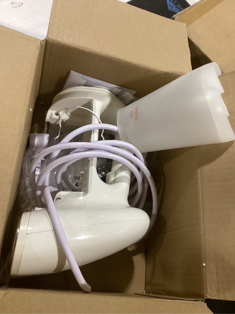 Condition photo showing As Is for bear steamer for clothes, handheld clothes steamer,1300w strong power garment steamer with 230ml tank,fast heat-up, auto-off, steam iron fabric wrinkle remover with brush for home and travel beige