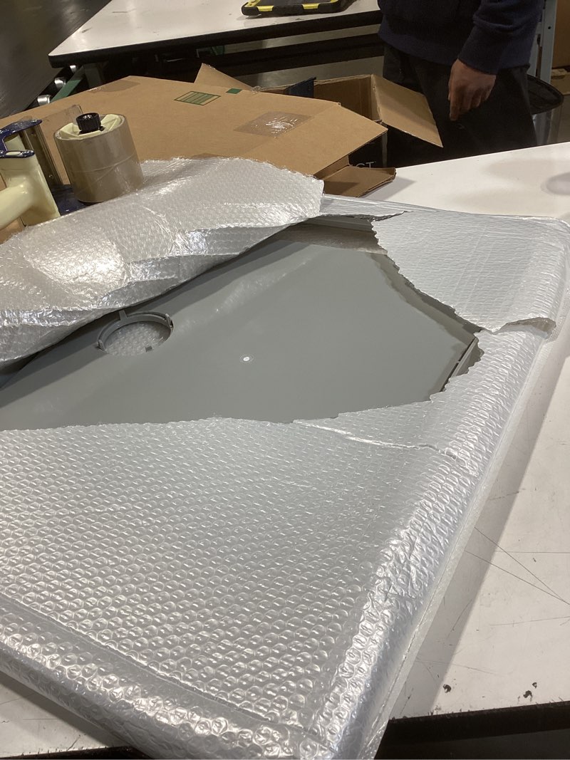 Condition photo showing Good Condition for walker tray with cup holder, molded plastic food tray, fits most folding walkers