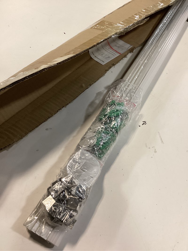 Condition photo showing Good Condition for 10-pack 3.3ft 1meter v shape led strip aluminum channel diffuser system, extruded alu track milky cover with corner connector and mounting kit,easy cut and installed curved lens profile