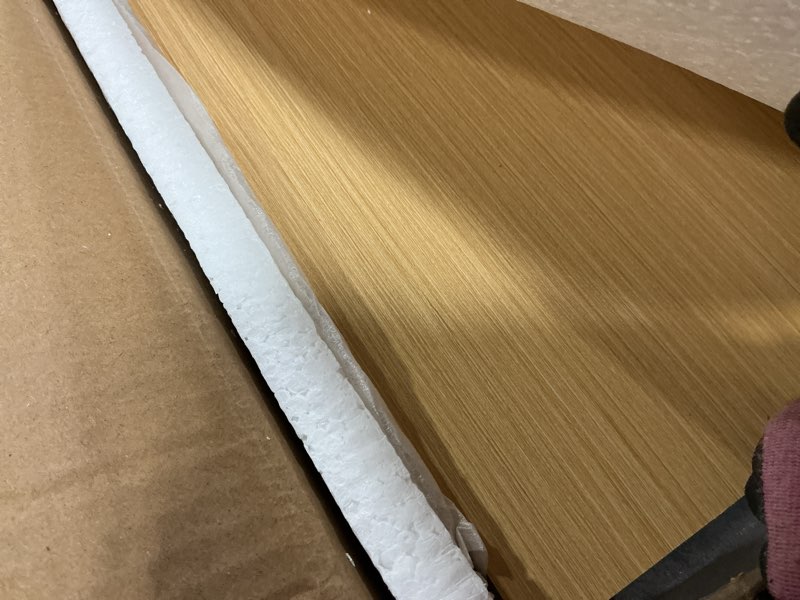 Condition photo showing Good Condition for 5 Tier PVC Wire Shelf Covers – Faux Wood Grain Wire Rack Covers for Shelves, Shelf Liners for Pantry, Closet, Bathroom & Kitchen, Waterproof Scratch Resistant Easy Install, 24"×12",Original Wood Original Wood-5tier 12"W x 24"L