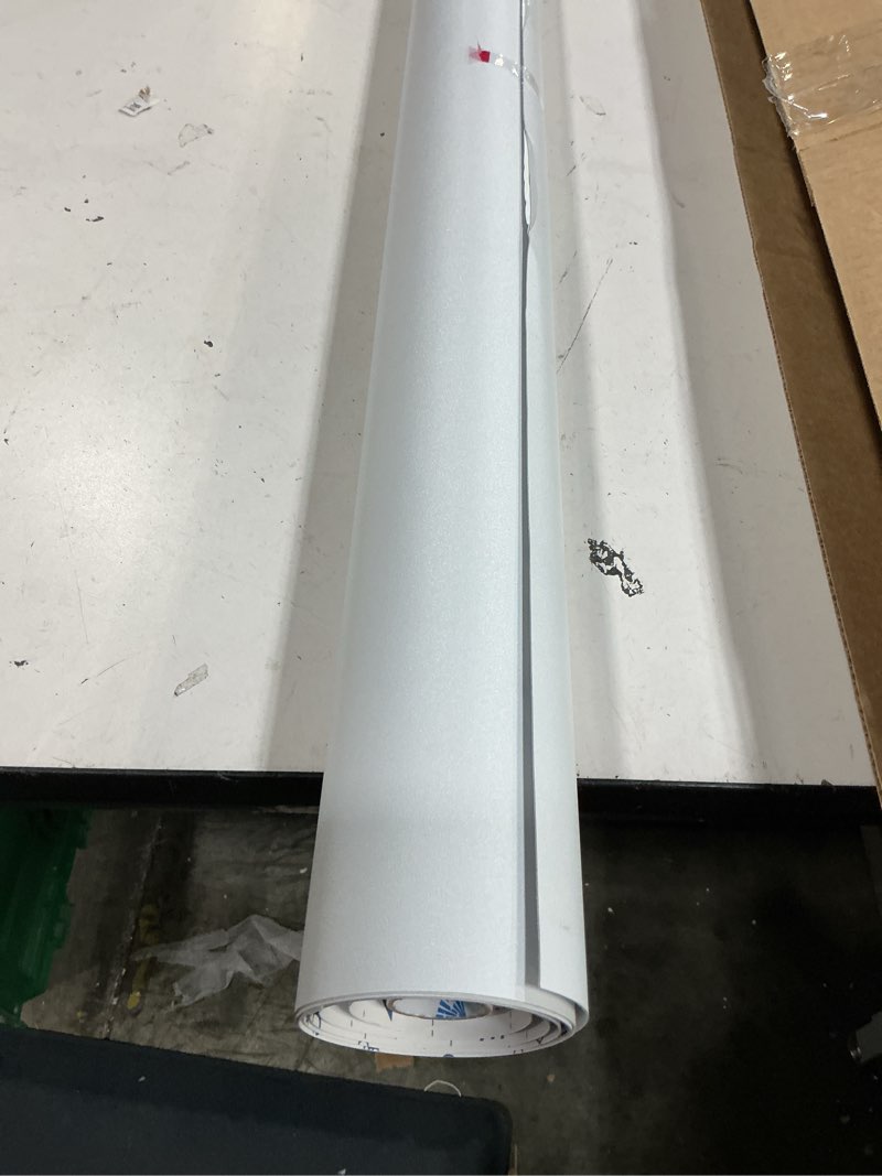 Condition photo showing As Is for total blackout window film: 100% light blocking film with white sides - heat resistant, room darkening, static cling film for privacy & day sleep - no residue, stops uv, easy removal (36 x 72 in.)