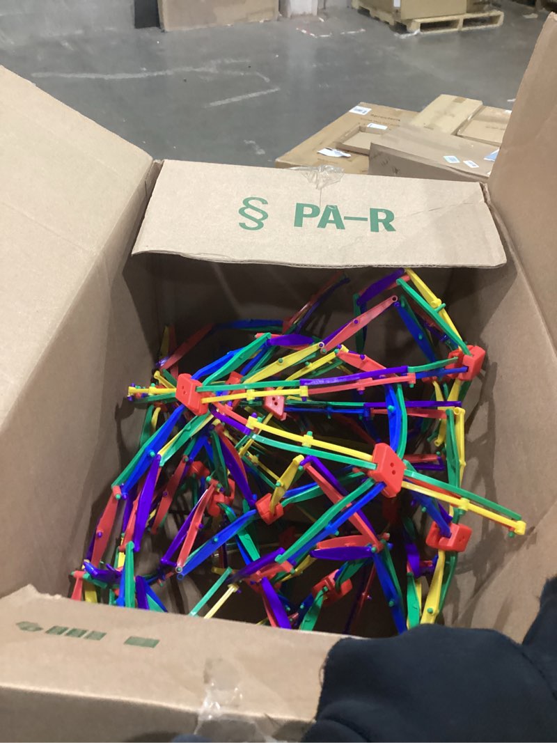 Condition photo showing Good Condition for Original Hoberman Sphere Plastic Expandable Toy, Rainbow