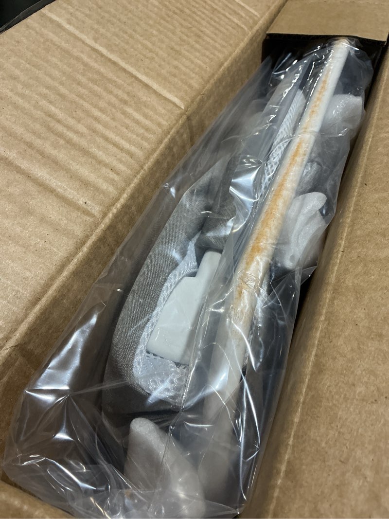 Condition photo showing As Is for Baby Delight Highland Baby Bouncer | Infant | 0 – 6 Months | 3-Position Recline | Pebble Grey