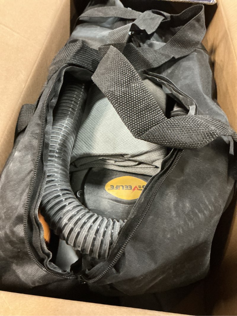 Condition photo showing As Is for GEVEELIFE Drywall Sander, 880W Popcorn Ceiling Removal Tool, Drywall Sander with Vacuum Dust Collector, 5 Variable Speed 1000-2100RPM, LED Light, Foldable & Extendable Handle, 12 Sanding Discs Orange