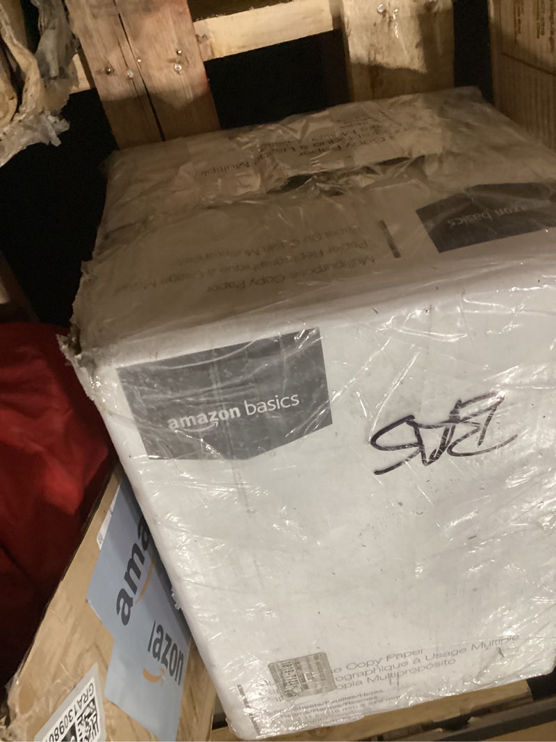 Condition photo showing As Is for Amazon Basics Multipurpose Copy Printer Paper, 20 lb, 8.5 x 11 Inches, 10 Reams (5,000 Sheets), 92 Bright, White 10 Reams | 5000 Sheets Letter (8.5x11)