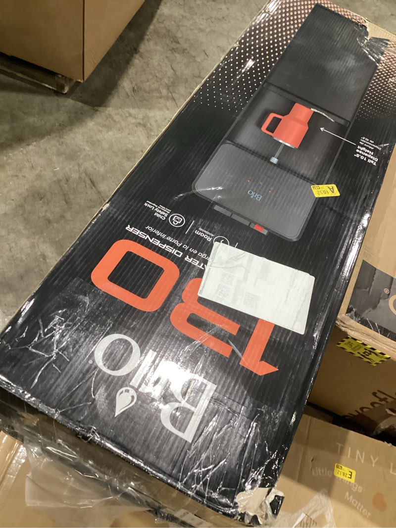 Condition photo showing Good Condition for Brio 130 Series Bottom Load Water Cooler Dispenser for 5 Gallon Bottles, Hot, Room & Cold, Great for Home or Office, Child Safety Lock, Empty Bottle Alert, Energy Star 3.0, Black