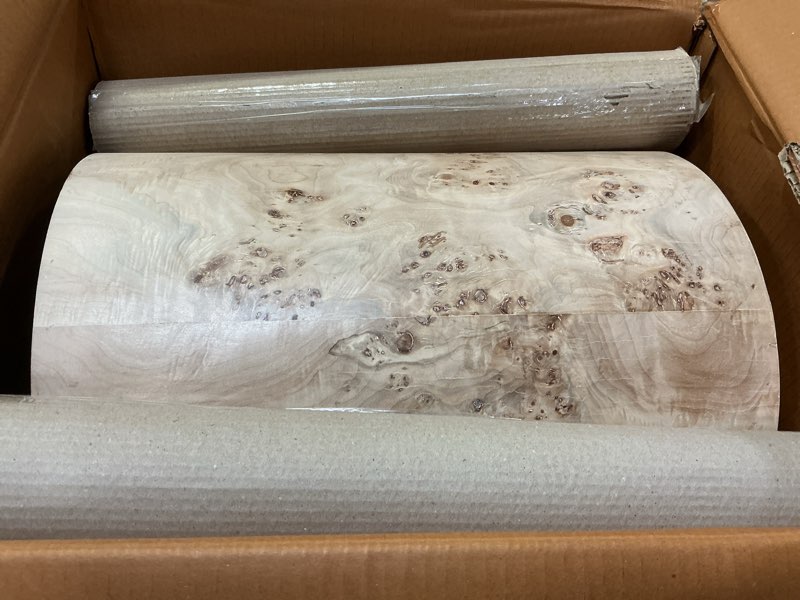Condition photo showing Good Condition for modway eei-6271-nab cosmos 16" round burl wood side table, natural burl 16" round side table natural burl