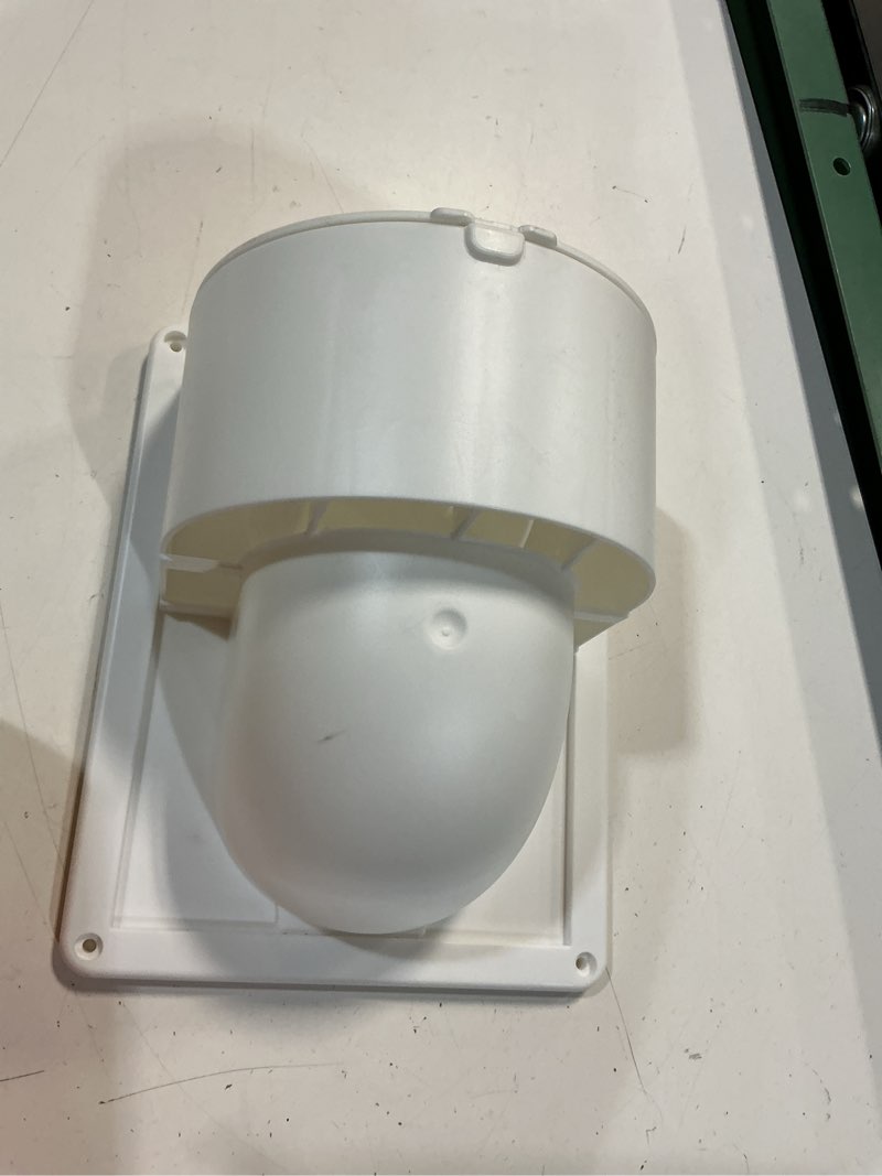 Condition photo showing As Is for premium exhaust wall vent