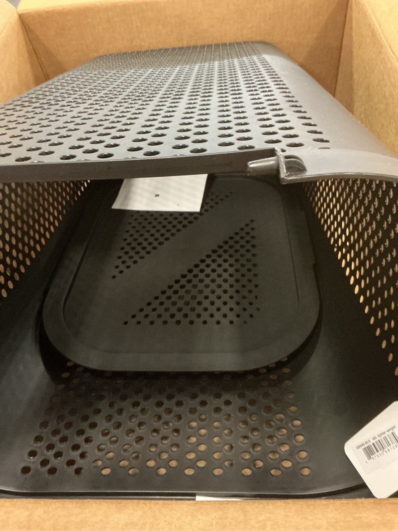 Condition photo showing Good Condition for Mind Reader Perforated Lightweight Hamper with Lid