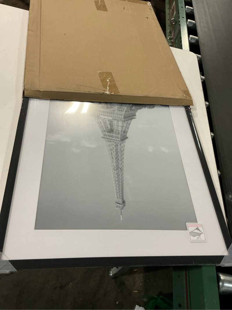 Condition photo showing New/Like New for upsimples 18x22 Picture Frame, Display Pictures 14x18 with Mat or 18 x 22 Without, Wall Hanging Poster Frames, Black, 1 Pack Black 18x22