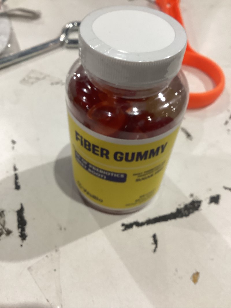 Condition photo showing New/Like New for Fiber Gummies for Adults – Sugar Free Prebiotic Fiber Supplement with FOS, GLP-1 & Digestive Support – 5g Natural Fiber per Serving – Non-Stick Fruit Flavor – 60 Count – Made in USA