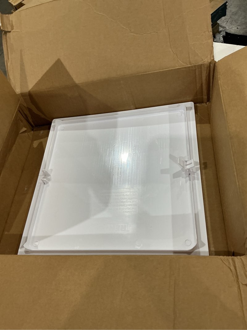 Condition photo showing Good Condition for access panel for drywall - 14x14 inch - no tools required - wall hole cover - access doors for drywall - spring loaded for wiring | hvac | plumbing - textured white (1) 14x14 (1 pcs)