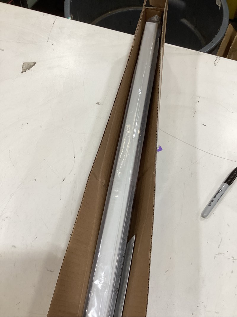 Condition photo showing New/Like New for lazblinds cordless cellular shades, no tools no drill blackout honeycomb shades pleated blinds for windows, 30.5'' w x 48'' h, silver white blackout-silver white 30 1/2'' w x 48'' h