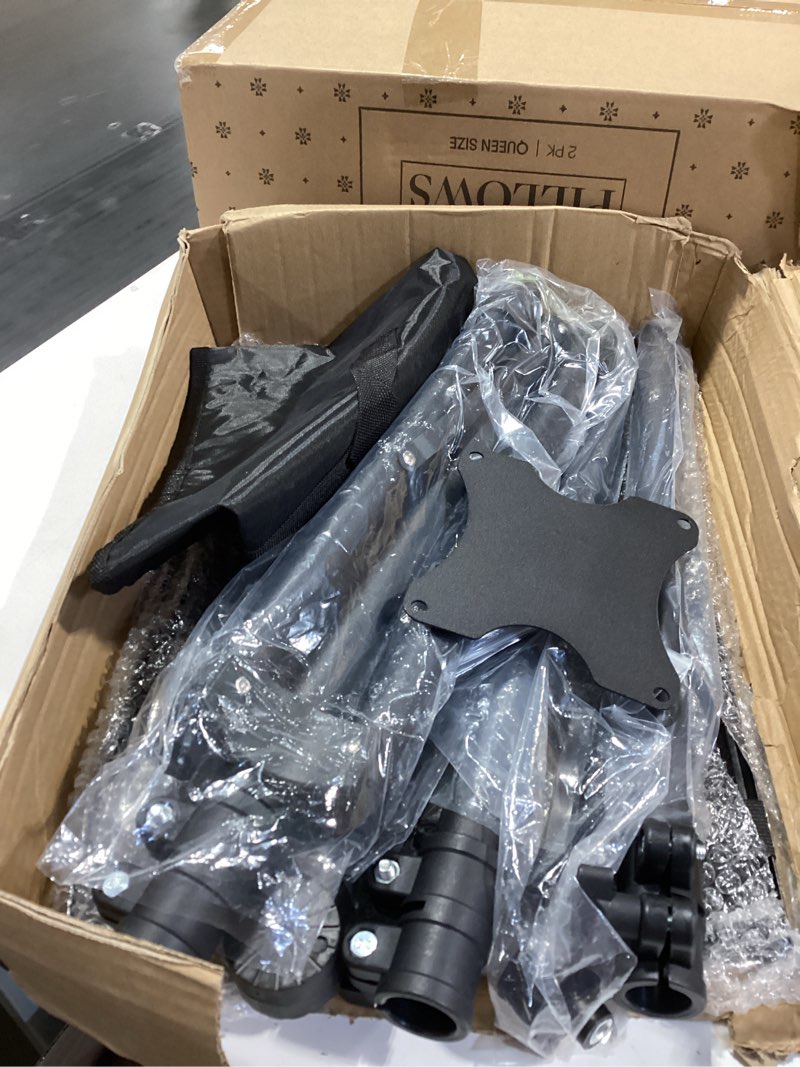 Condition photo showing Good Condition for projector stand tripod adjustable, laptop height from 23.5 to 63.5 inches with gooseneck phone holder, floor for office, home, stage, studio, dj racks holder mount, 23.5inch-63.5inch b?23.5"-63.5" black