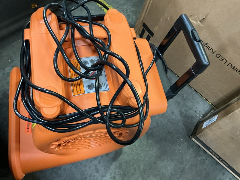 Condition photo showing As Is for ridgid 41438 am2560 air mover