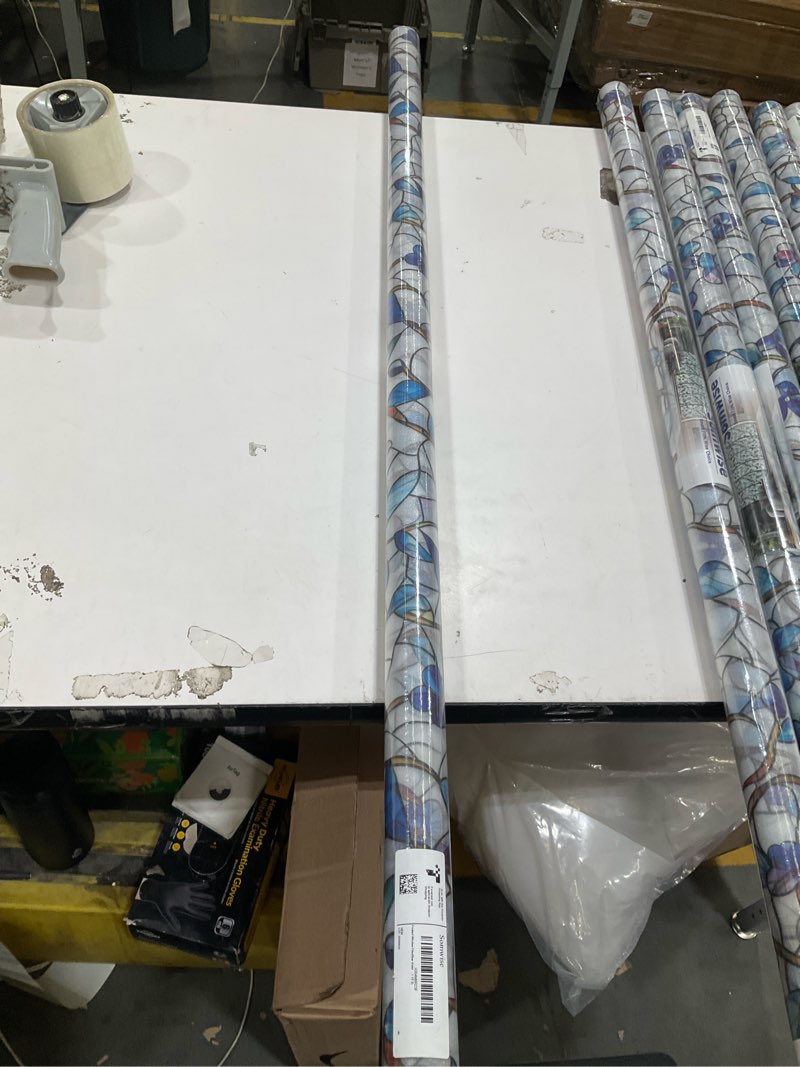 Condition photo showing New/Like New for somwise frosted glass window film, heat insulation, uv block, anti-glare, one way privacy tint, stat
