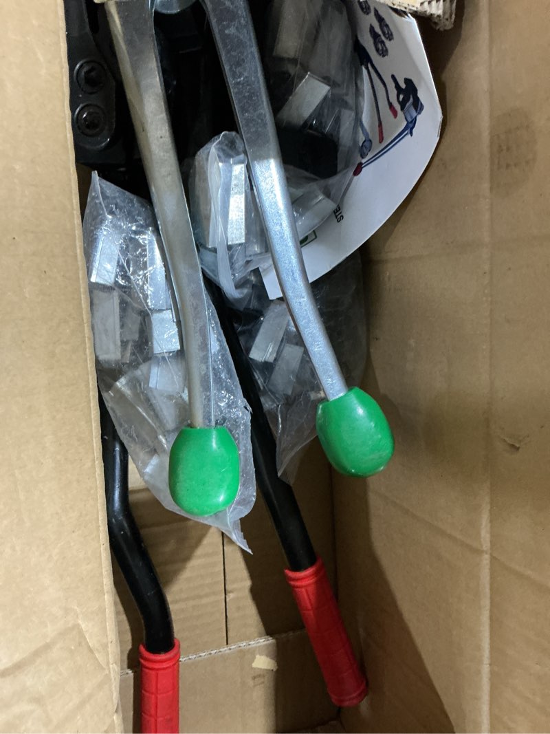 Condition photo showing Good Condition for u.s. solid steel strapping tool kit set pallet packaging strapping banding kit for 1/2" to 5/8" steel strapping - tensioner, sealer, cutter for steel metal banding